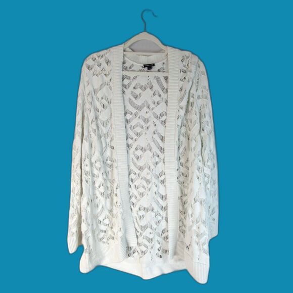 Torrid Open Knit Cardigan – Size 2 (EUC) - Picture 1 of 3